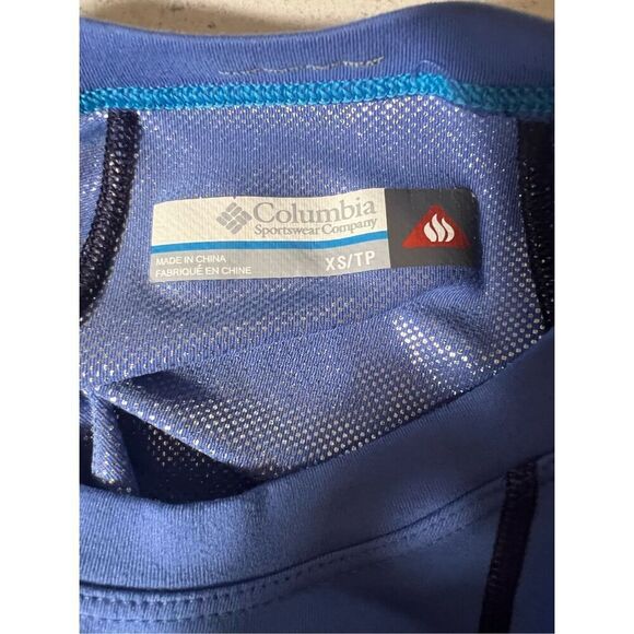 Columbia Women’s Omni-Heat™ Blue Midweight Baselayer Crew small - Picture 7 of 8